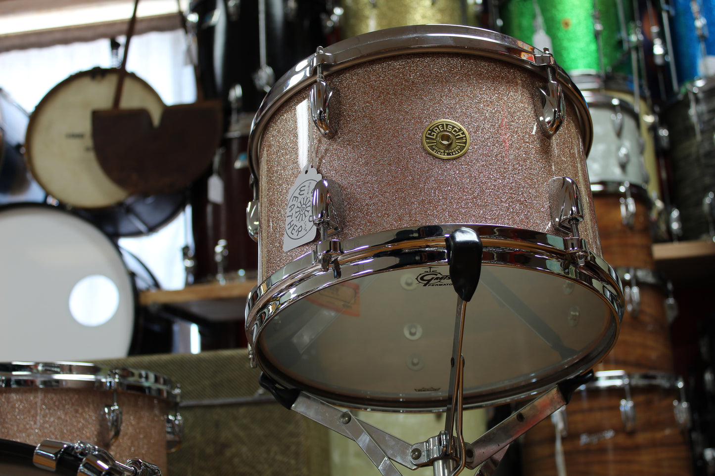 Gretsch USA Custom in Champagne Sparkle 14x20 14x14 8x12