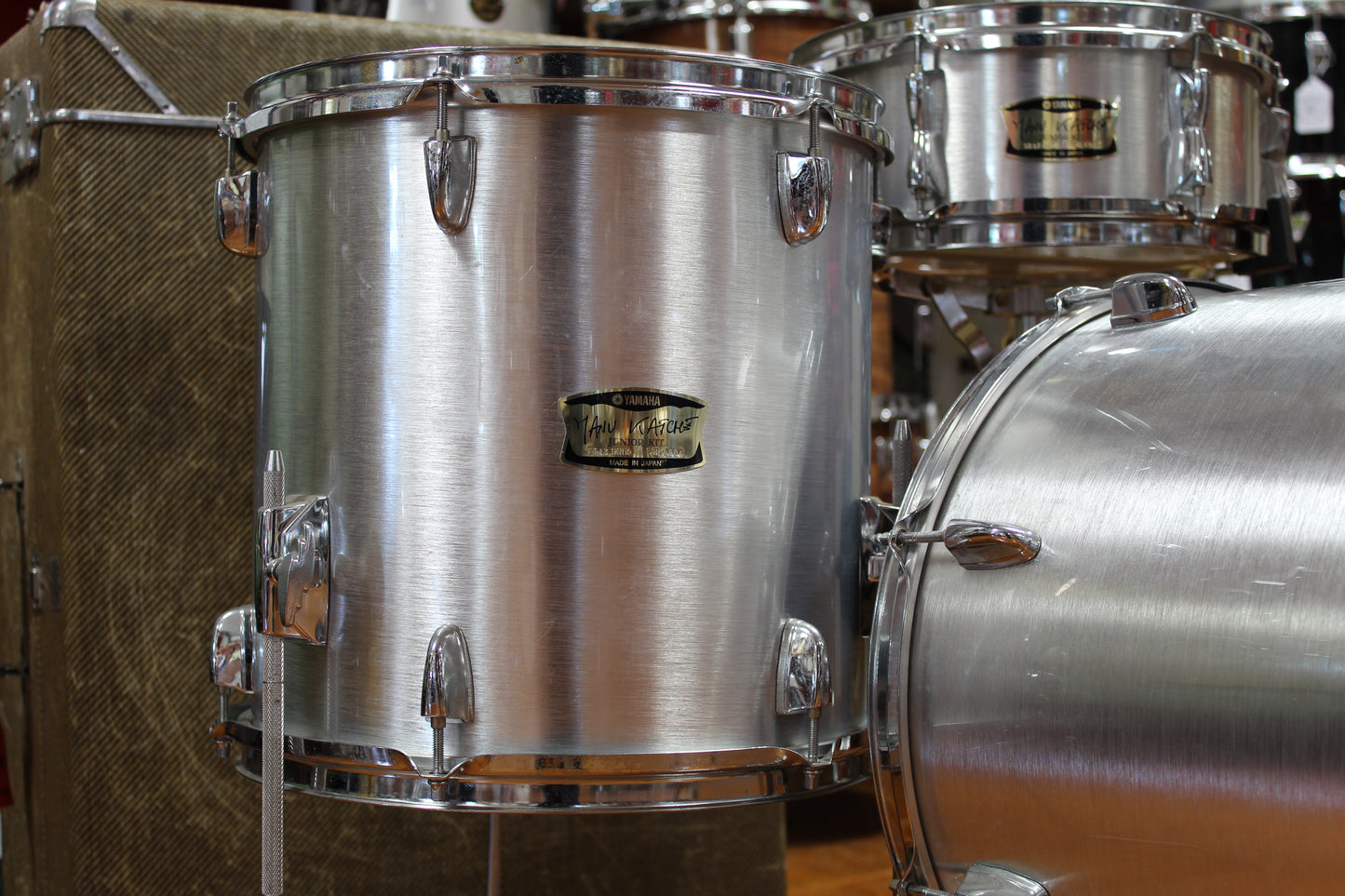 Yamaha Manu Katche HipGig Junior Kit in Silver 15x16 12x13 5x12 7x10