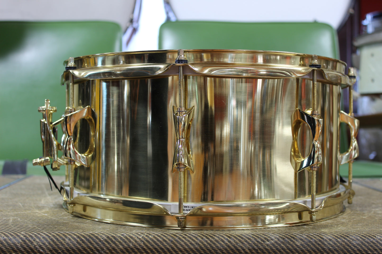 Inde Drum Lab "None More Brass" Snare Drum 6.5"x14"