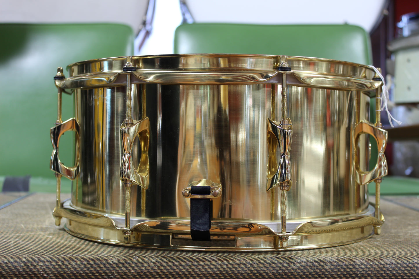 Inde Drum Lab "None More Brass" Snare Drum 6.5"x14"