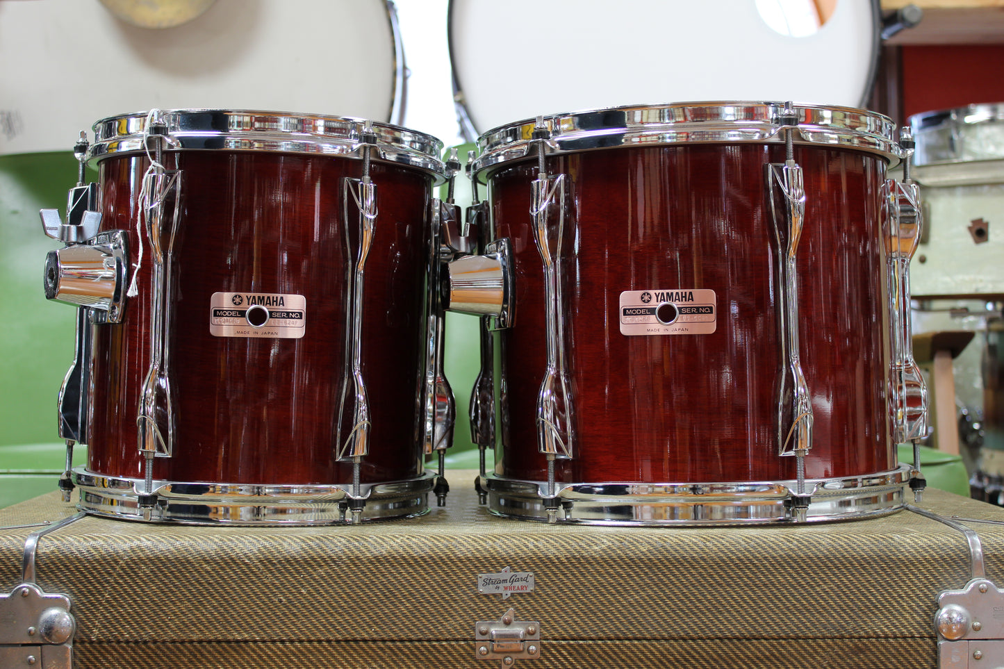 1988 Yamaha Recording Custom in Cherry 16x22 13x15 10x12 10x10