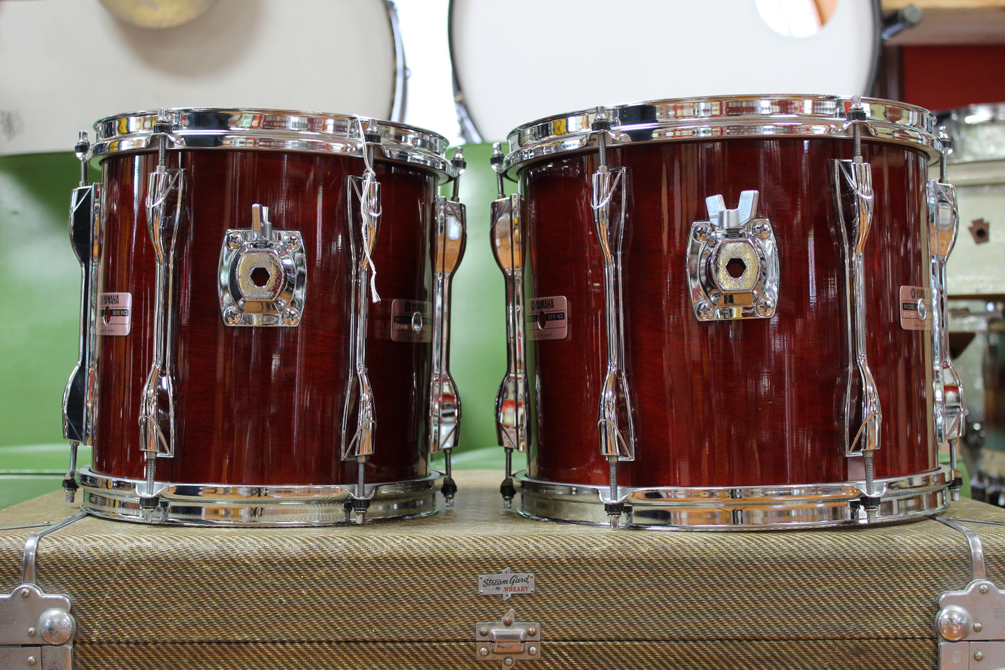 1988 Yamaha Recording Custom in Cherry 16x22 13x15 10x12 10x10