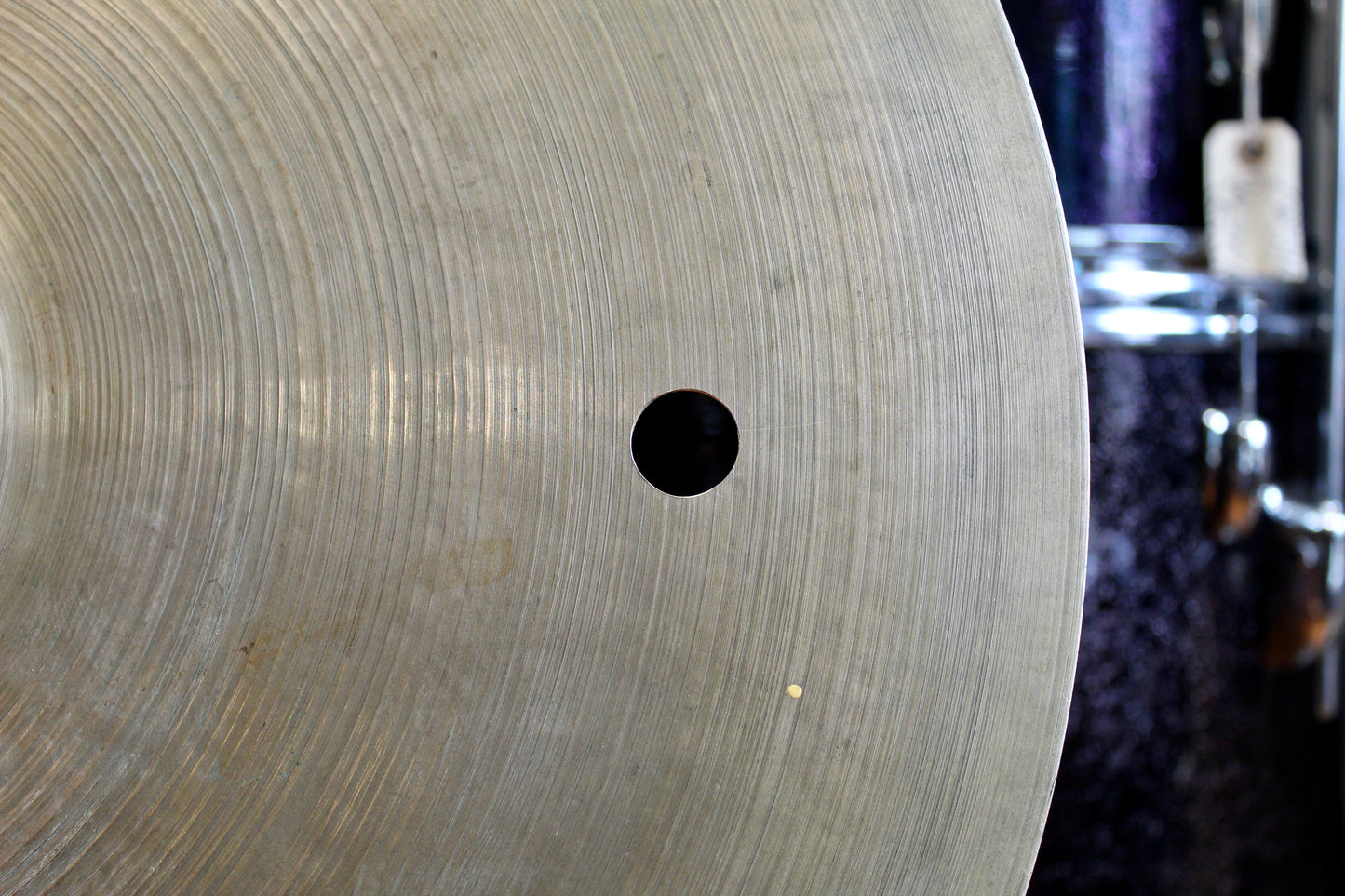 1950s A. Zildjian 22" Block Stamp Style Ride 2400g - Repaired