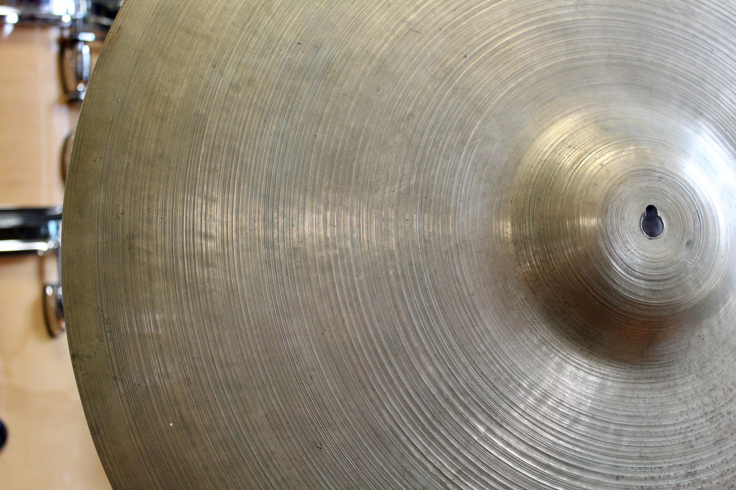 1950s A. Zildjian 22" Block Stamp Style Ride 2400g - Repaired