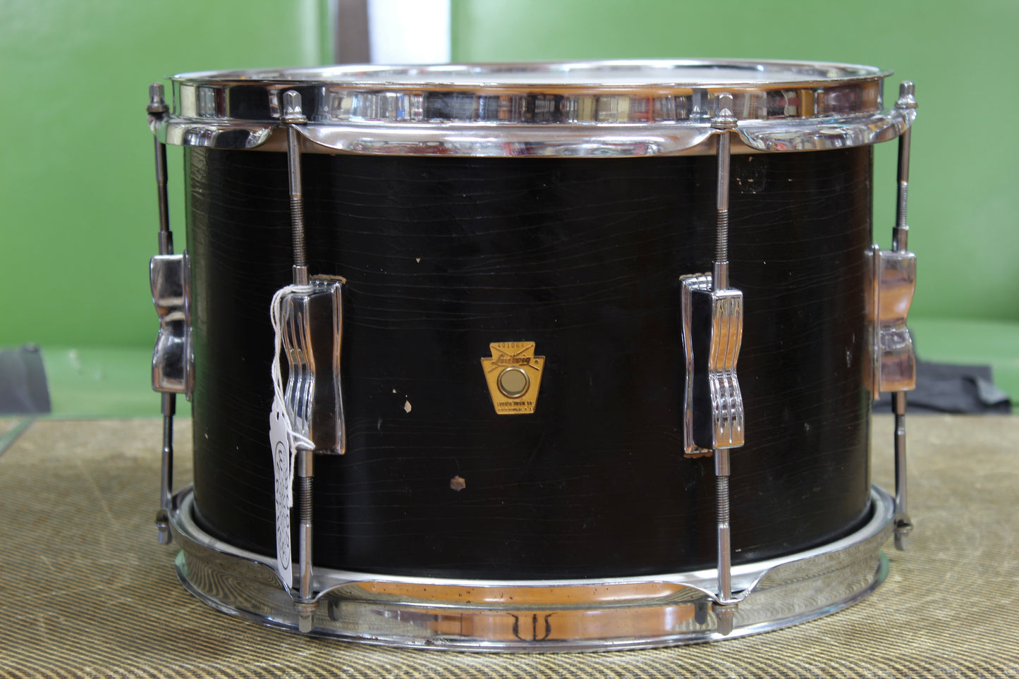 1966 Ludwig Club Date in Black Lacquer 14x20 14x14 8x12