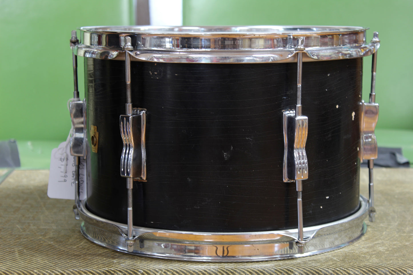 1966 Ludwig Club Date in Black Lacquer 14x20 14x14 8x12