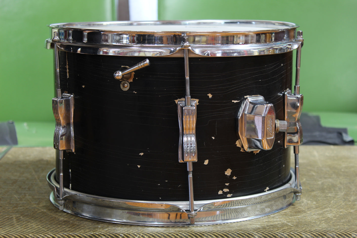 1966 Ludwig Club Date in Black Lacquer 14x20 14x14 8x12