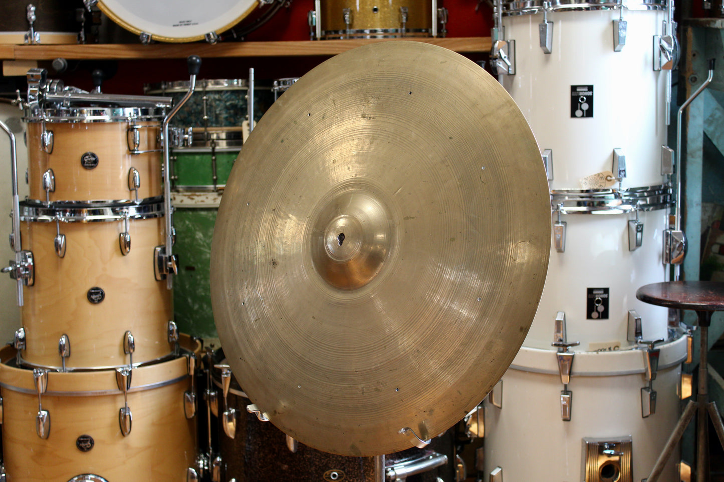 1950s A. Zildjian 24" Block Stamp Ride 3408g
