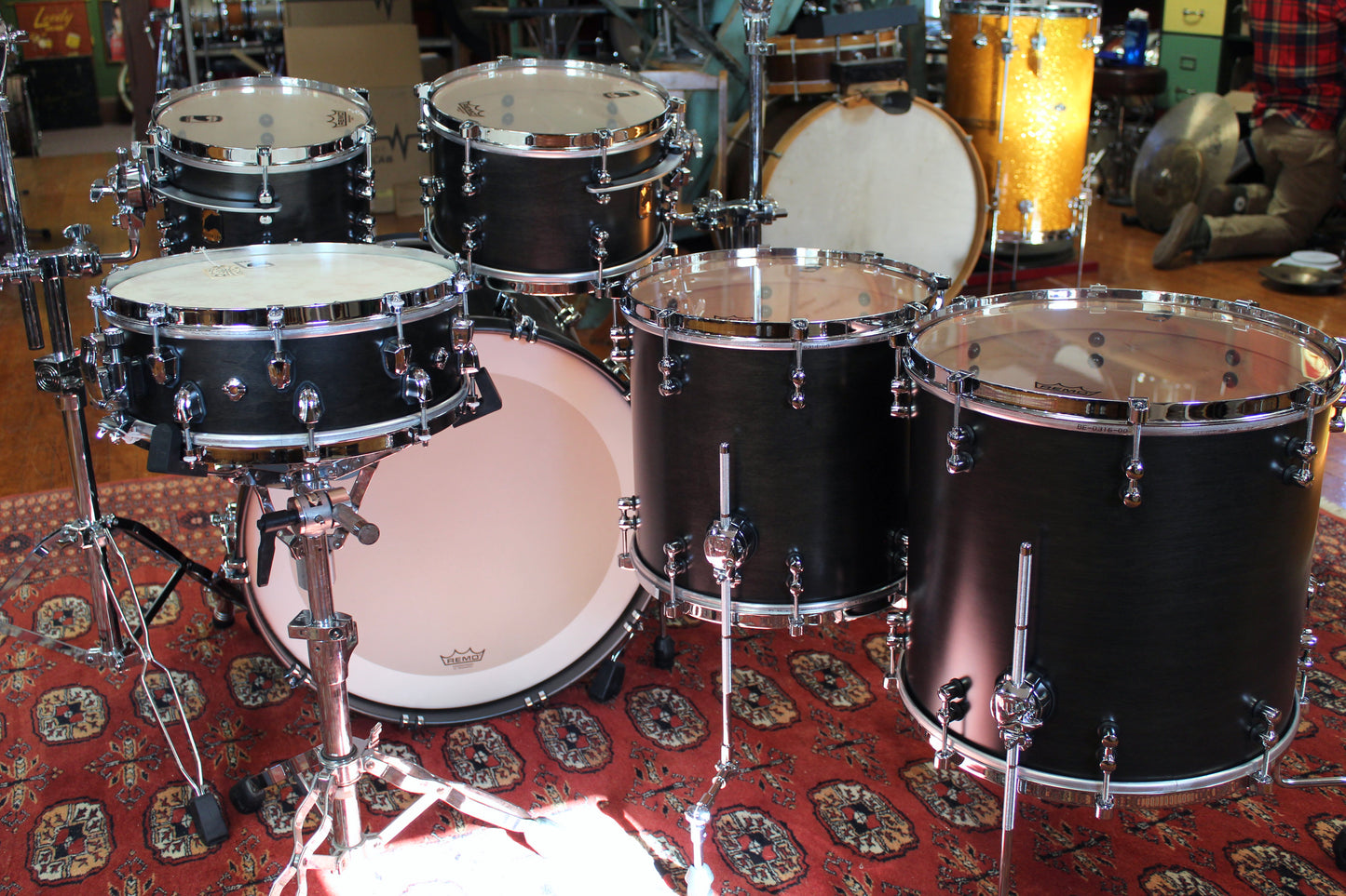 Mapex Black Panther Design Lab EQUINOX 5 PIECE SHELL PACK - Satin Black