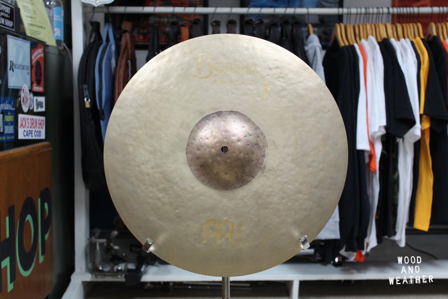 Used Meinl 18" Byzance Vintage Sand Thin Crash Cymbal 1245g