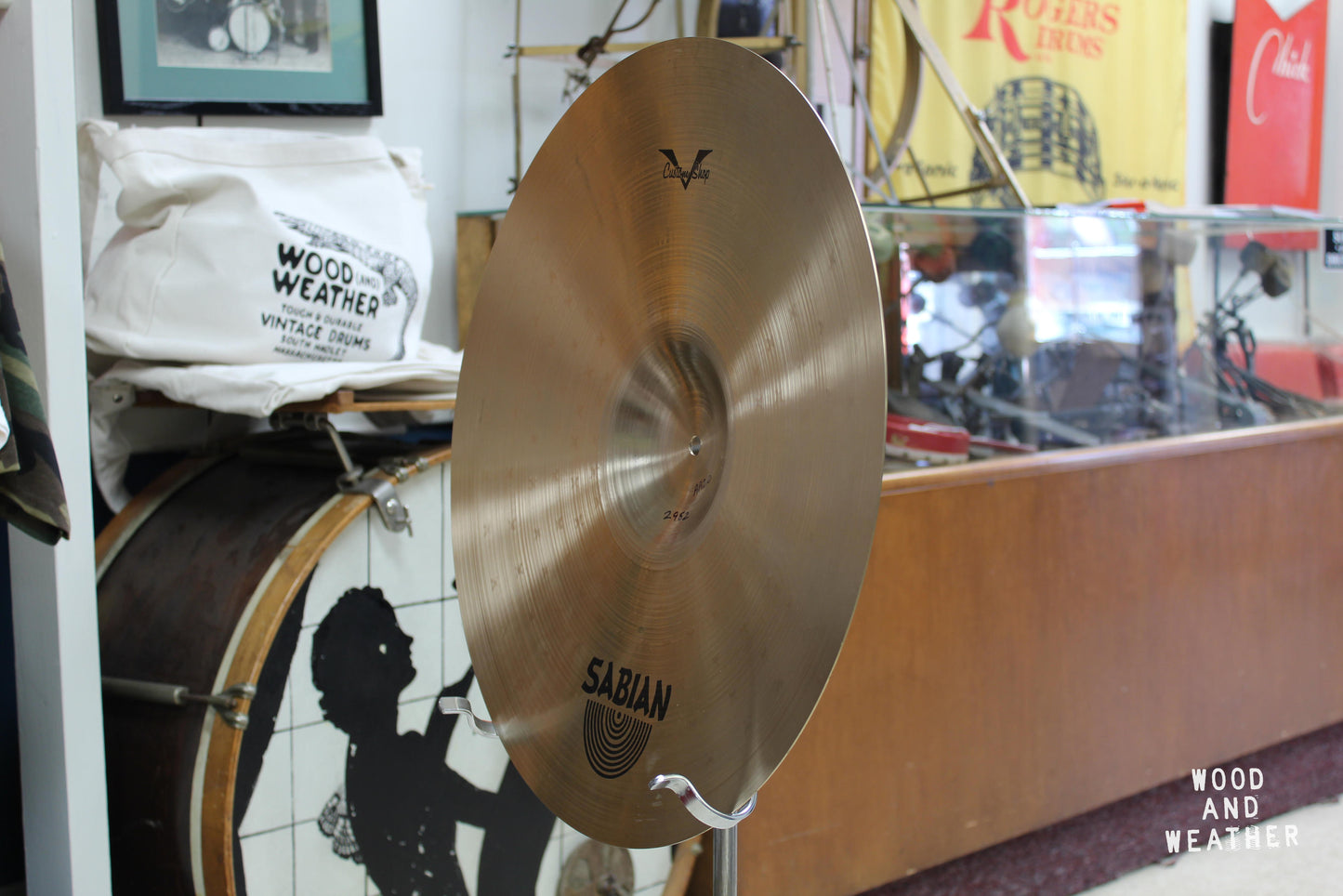 Used Sabian 20" AA Vault Series Medium Ride Cymbal 2952g