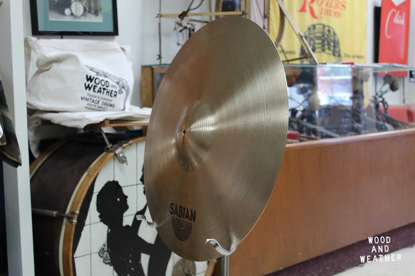 Used Sabian 20" AA Vault Series Medium Ride Cymbal 2952g