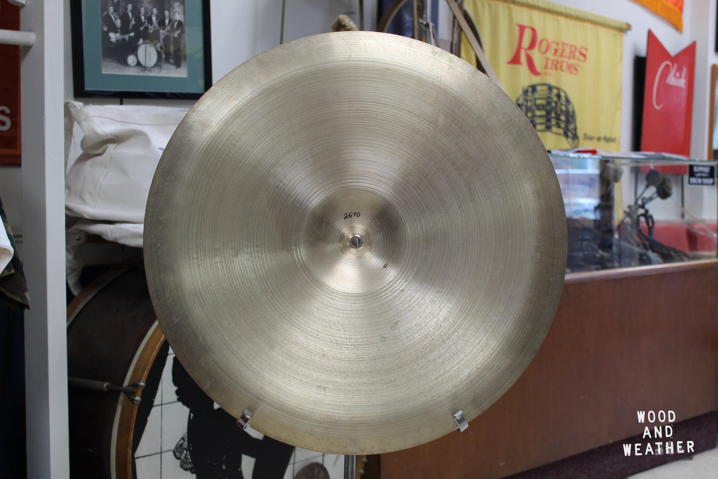 1960s A. Zildjian 22" Swish Cymbal 2570g