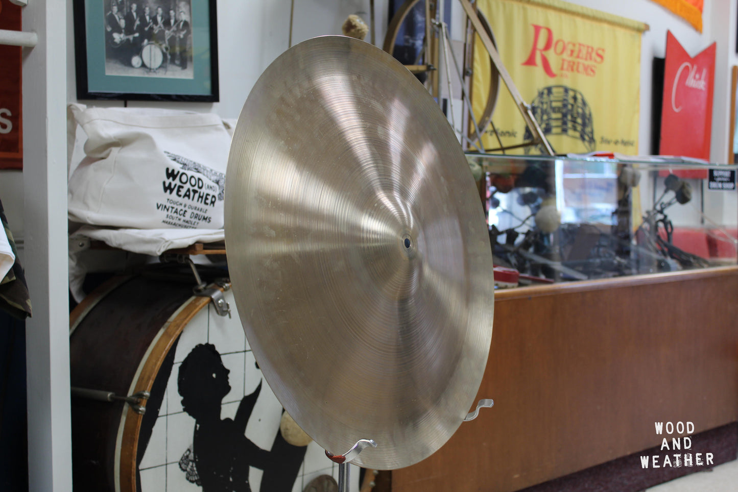 1960s A. Zildjian 22" Swish Cymbal 2570g