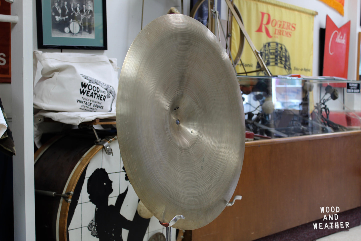 1960s A. Zildjian 22" Swish Cymbal 2570g