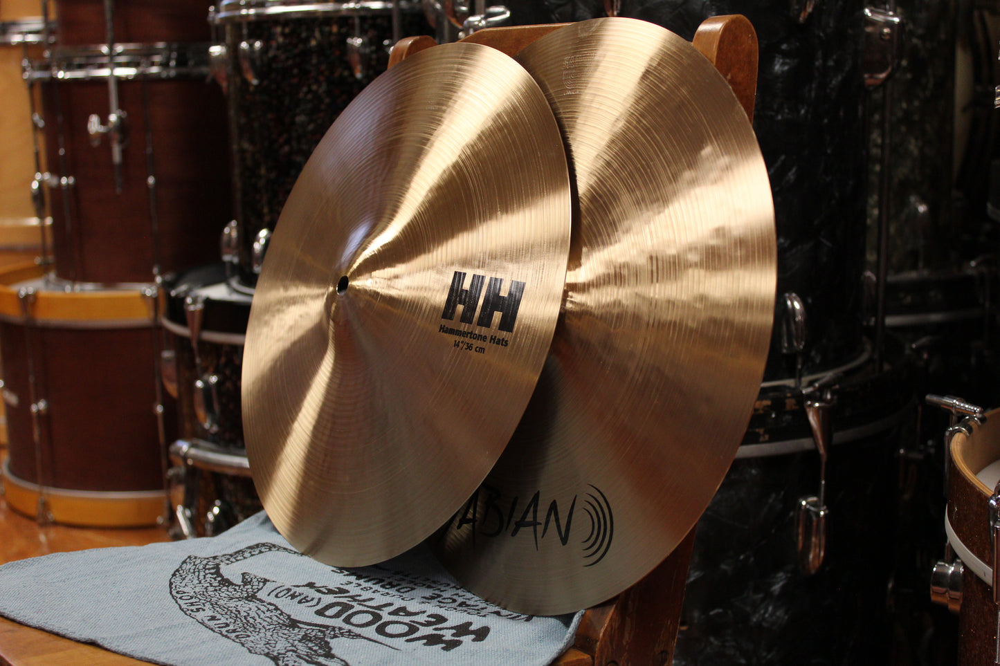 Sabian 14" HH Hammertone Hats 773/1222g