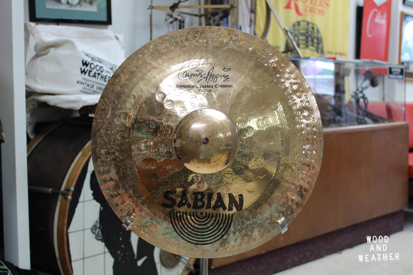 Used Sabian 17" Signature Carmine Appice Chinese Cymbal 1200g