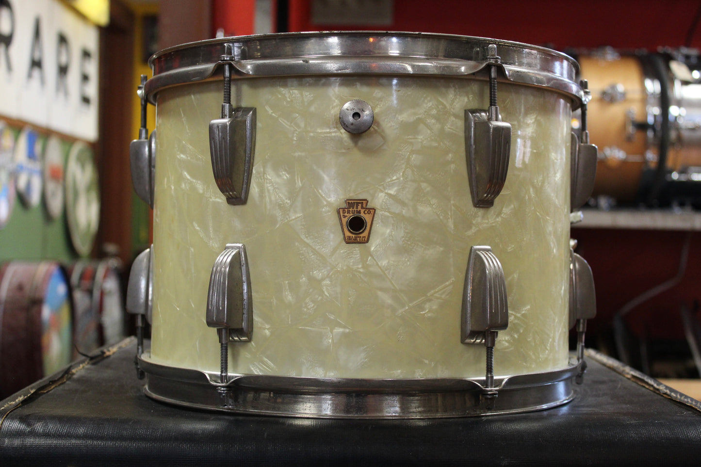 1950s WFL Super Classic Outfit in White Marine Pearl 14x22 9x13 16x16