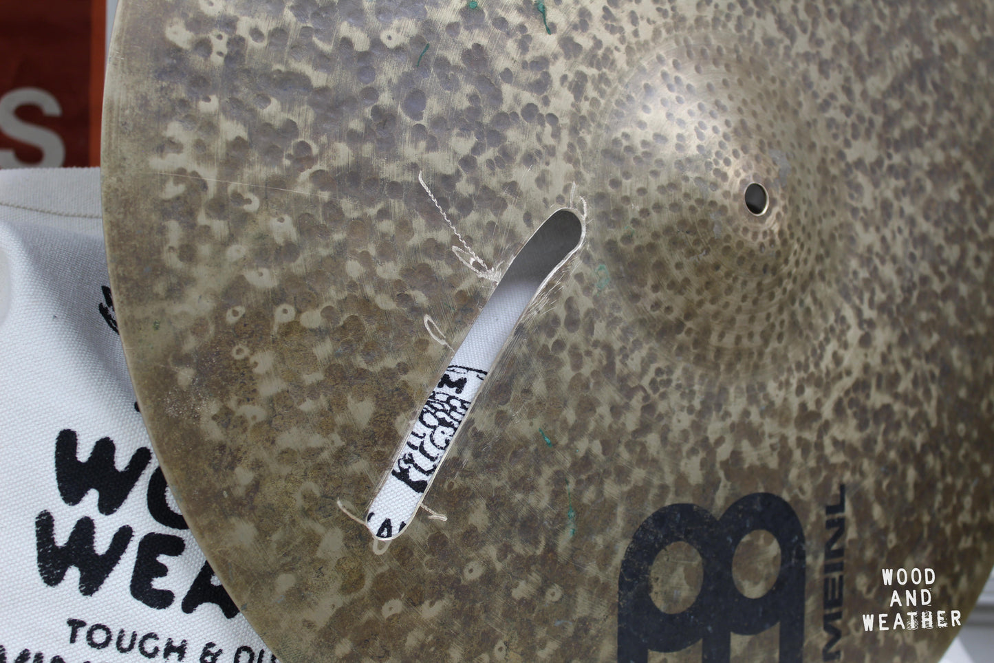 Used Meinl 20" Byzance Dark Ride Cymbal 2860g - Repair