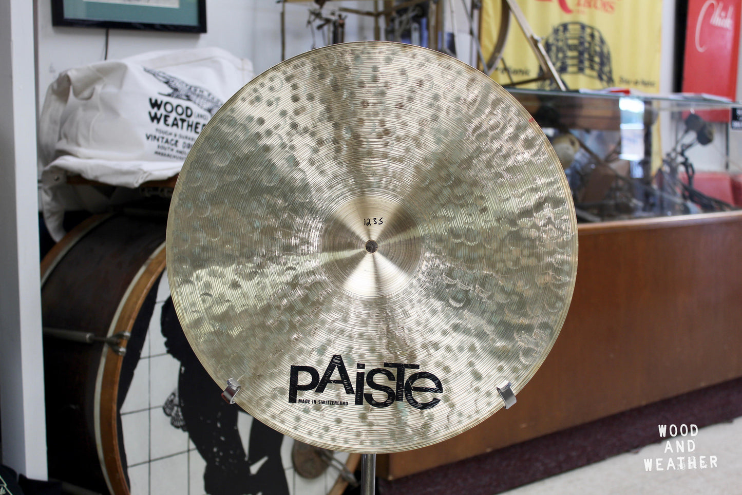 Used Paiste 17" Signature Dark Energy Mark I Crash Cymbal 1235g