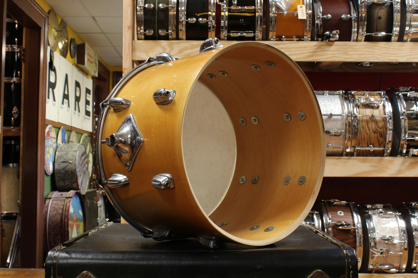 1970s Slingerland 10x14 Tom in Natural Maple