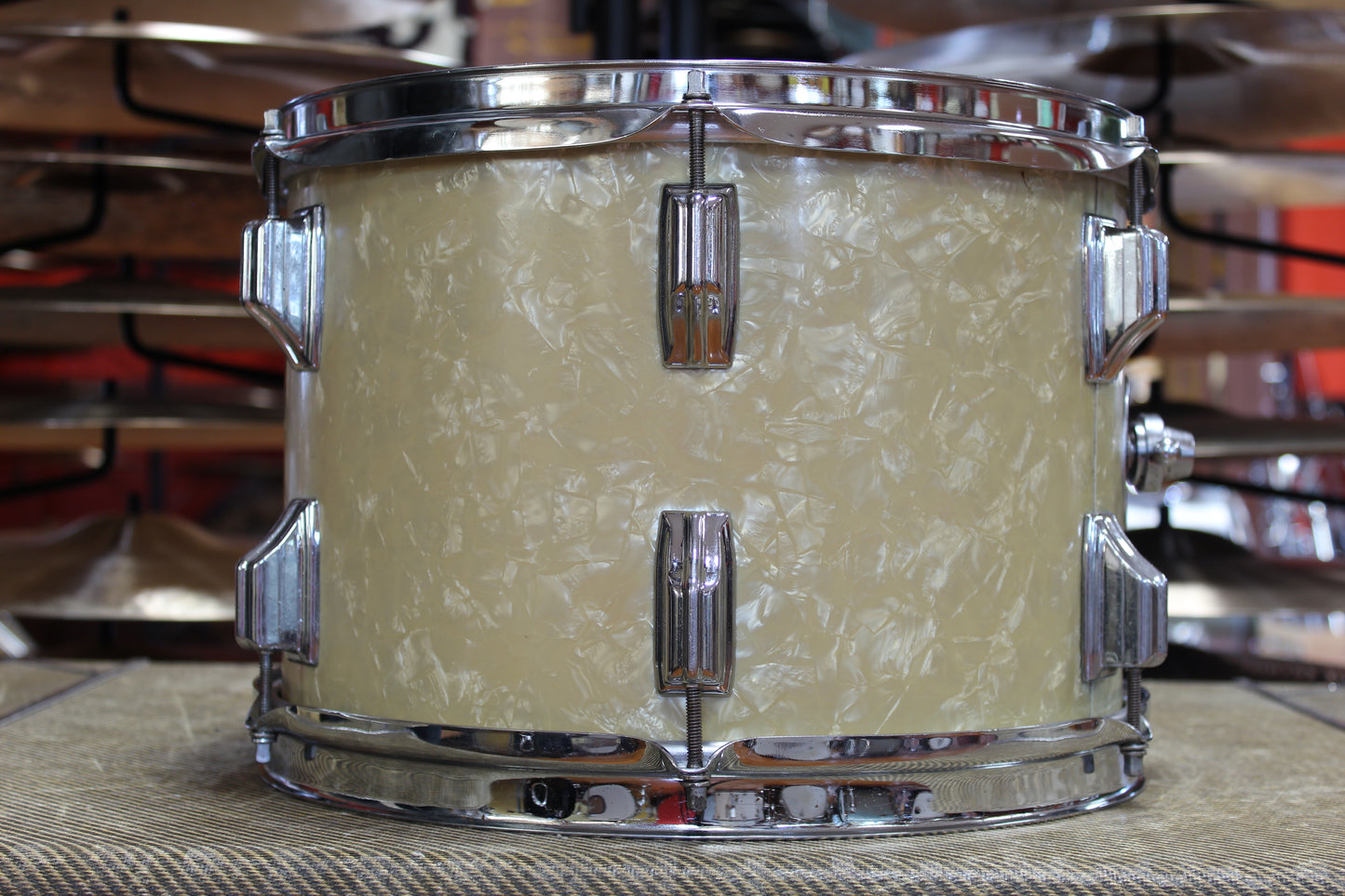 1960s Rogers Holiday in White Marine Pearl 14x20 16x14 9x13