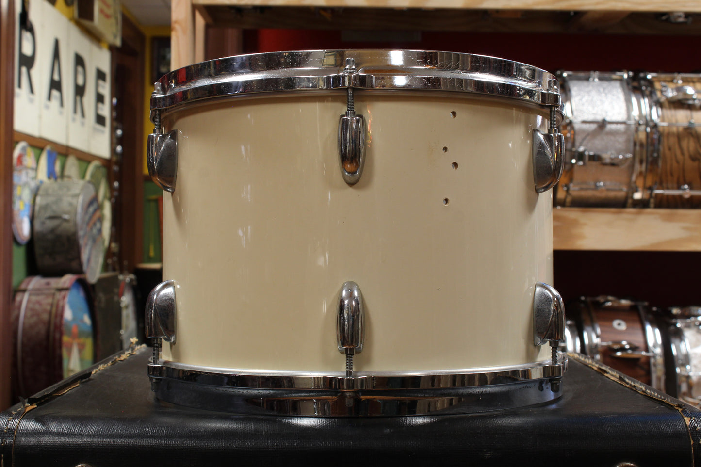 1970s Gretsch 9x13 Tom in White Nitron