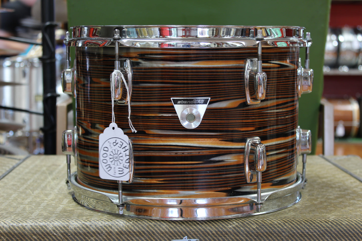 1970s Ludwig Standard in Gold Strata 14x22 9x13 5x14