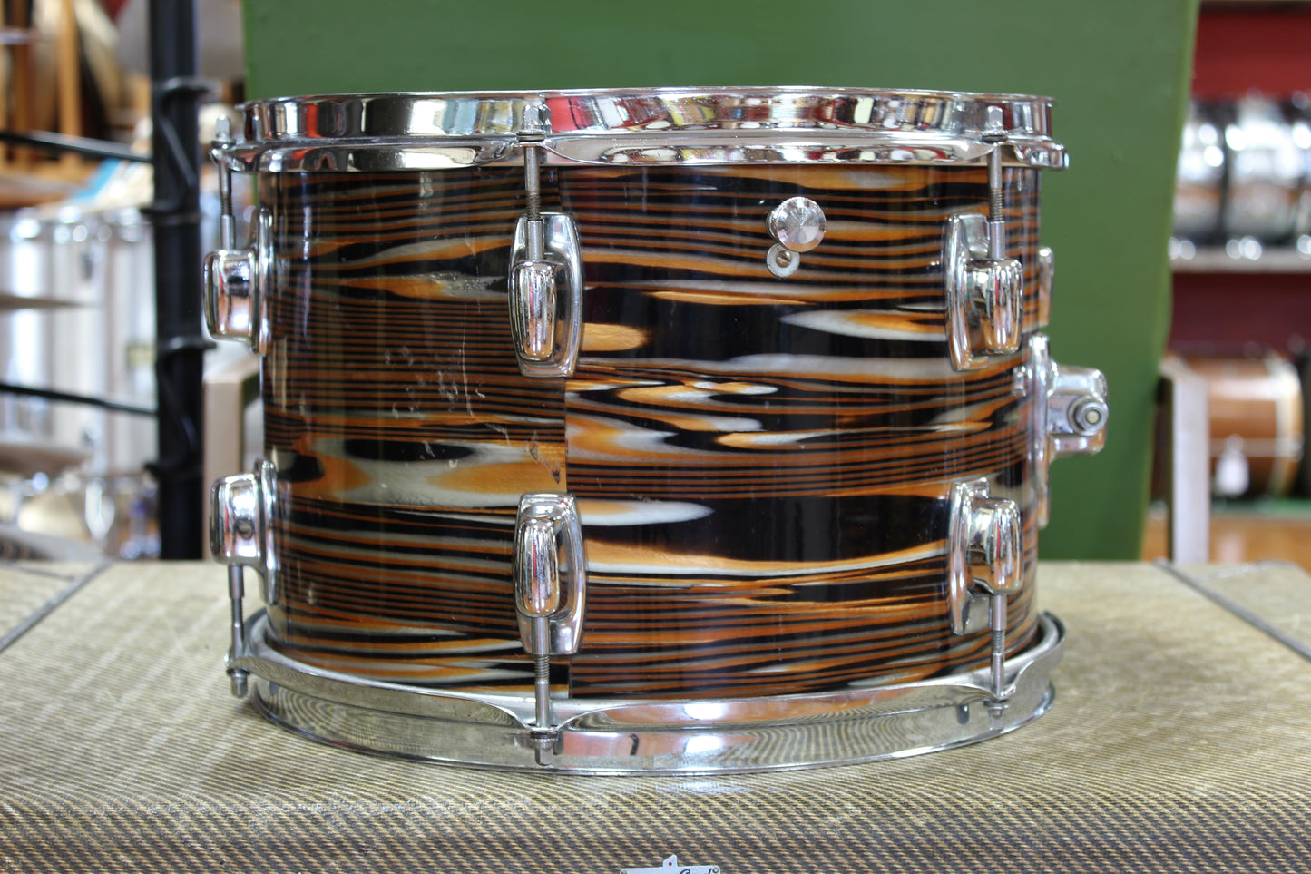 1970s Ludwig Standard in Gold Strata 14x22 9x13 5x14