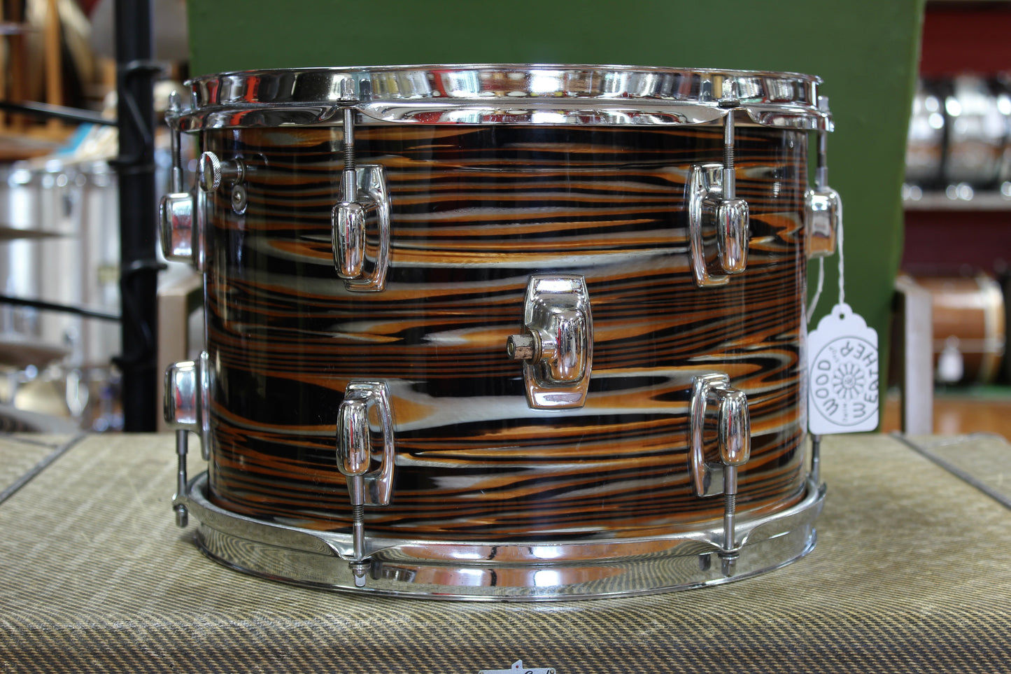 1970s Ludwig Standard in Gold Strata 14x22 9x13 5x14