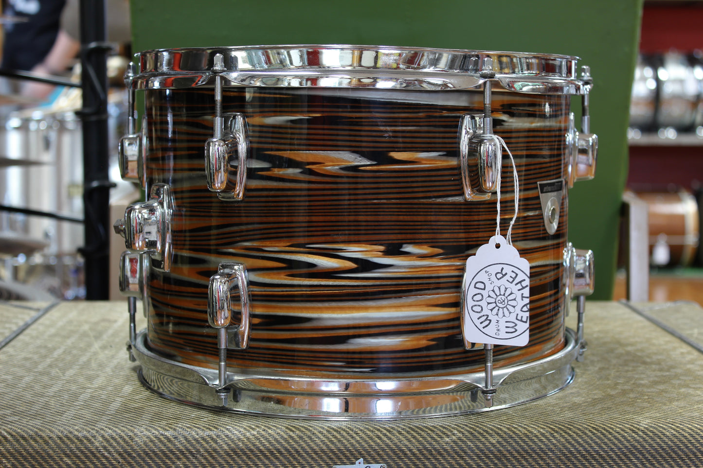 1970s Ludwig Standard in Gold Strata 14x22 9x13 5x14