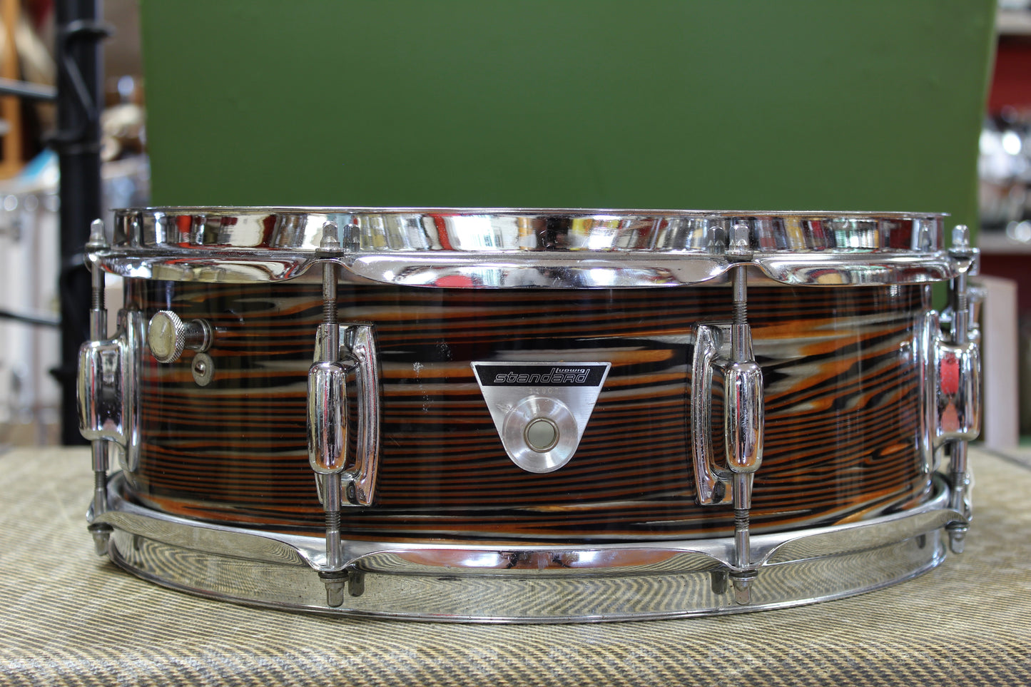 1970s Ludwig Standard in Gold Strata 14x22 9x13 5x14
