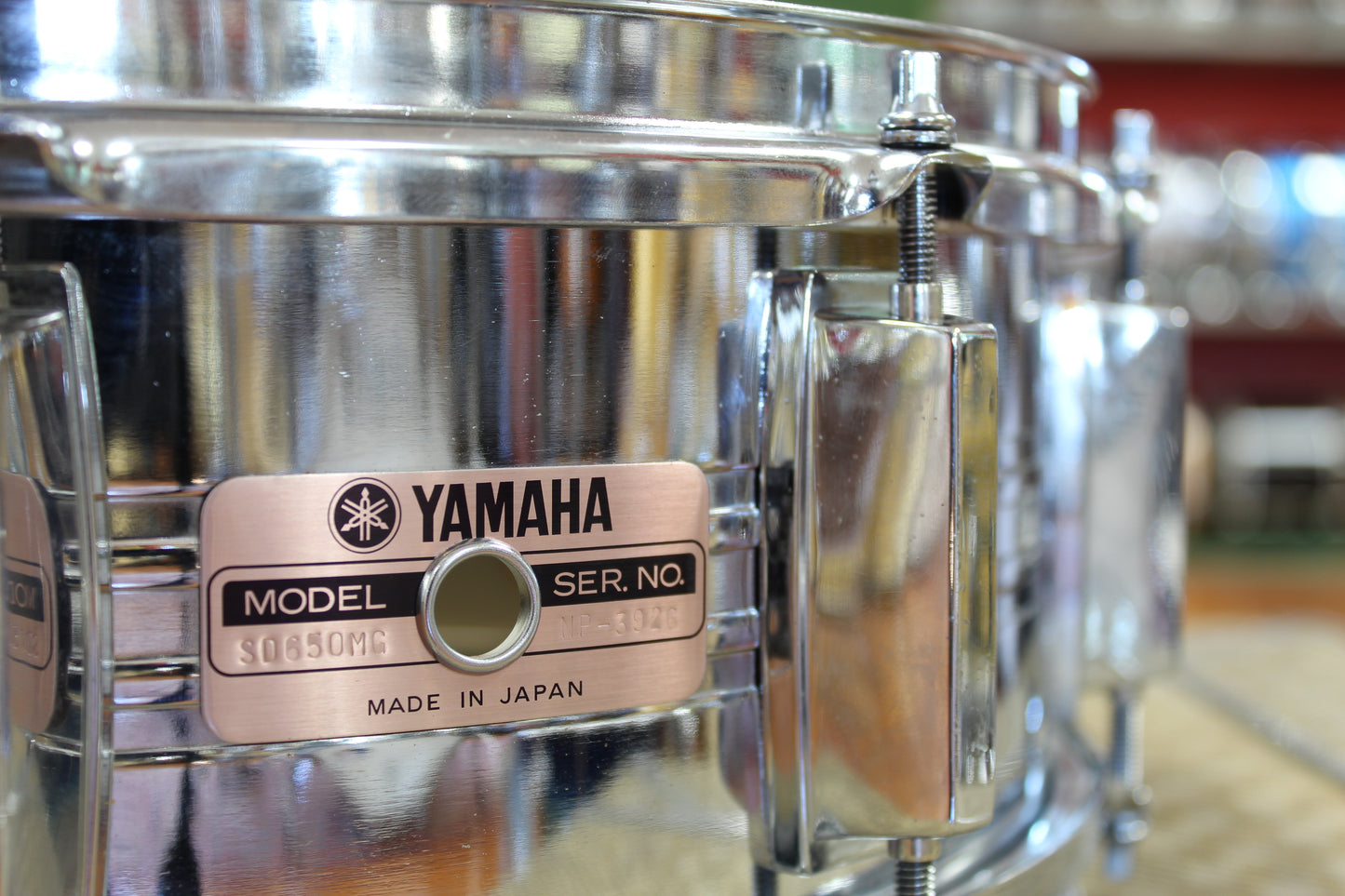 1970s Yamaha SD650MG Snare Drum 5.5"x14" Chrome over Steel