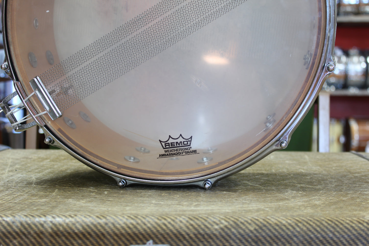 1970s Slingerland Spitfire Snare Drum 5.5"x14" Chrome over Wood
