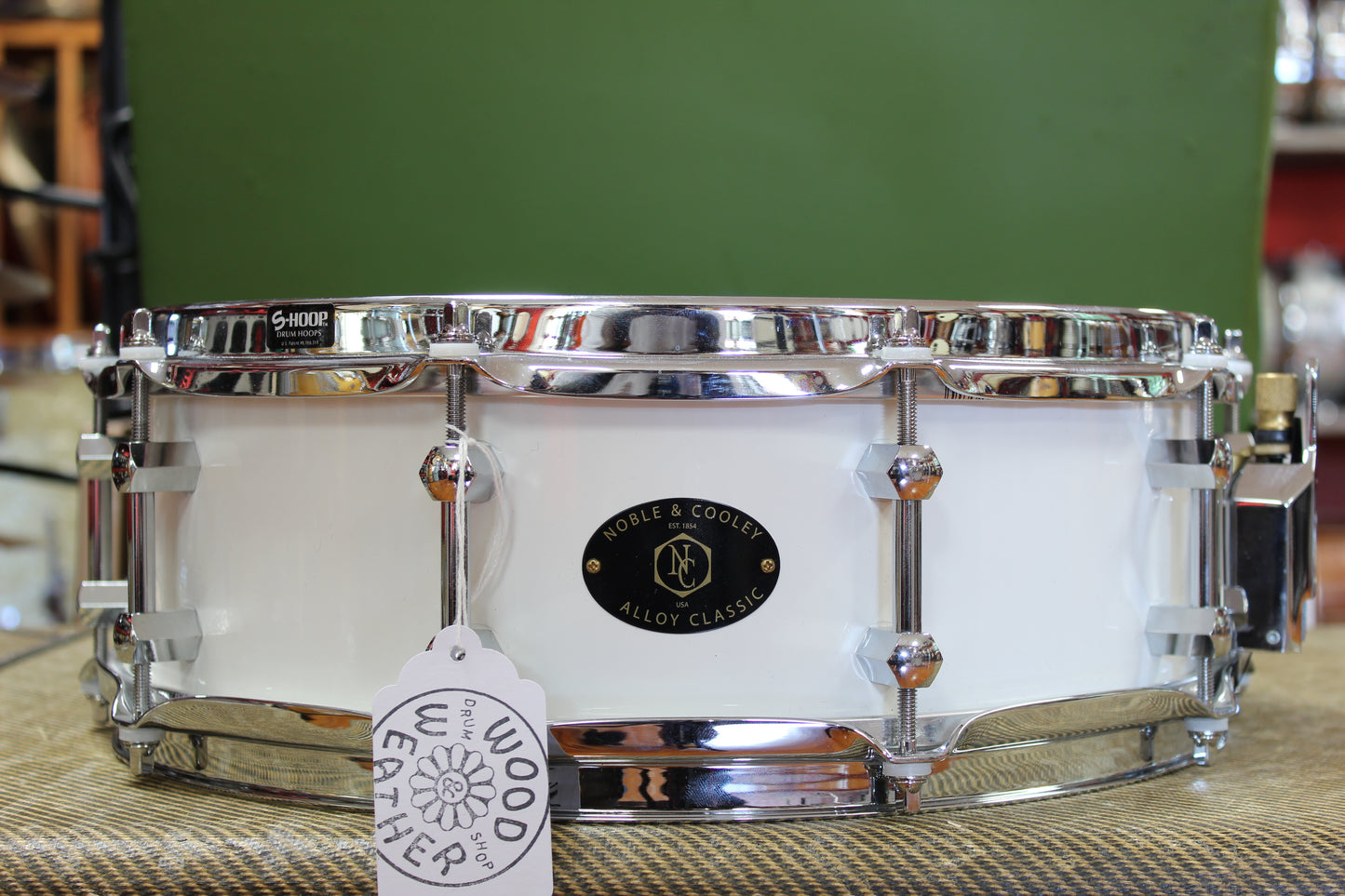 2019 Noble & Cooley Alloy Classic 4.75x14 White Gloss