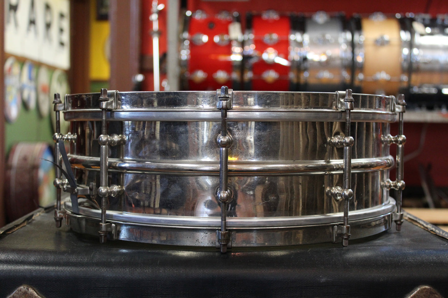 1920s Ludwig 5x15 Nickel Over Brass Snare Drum