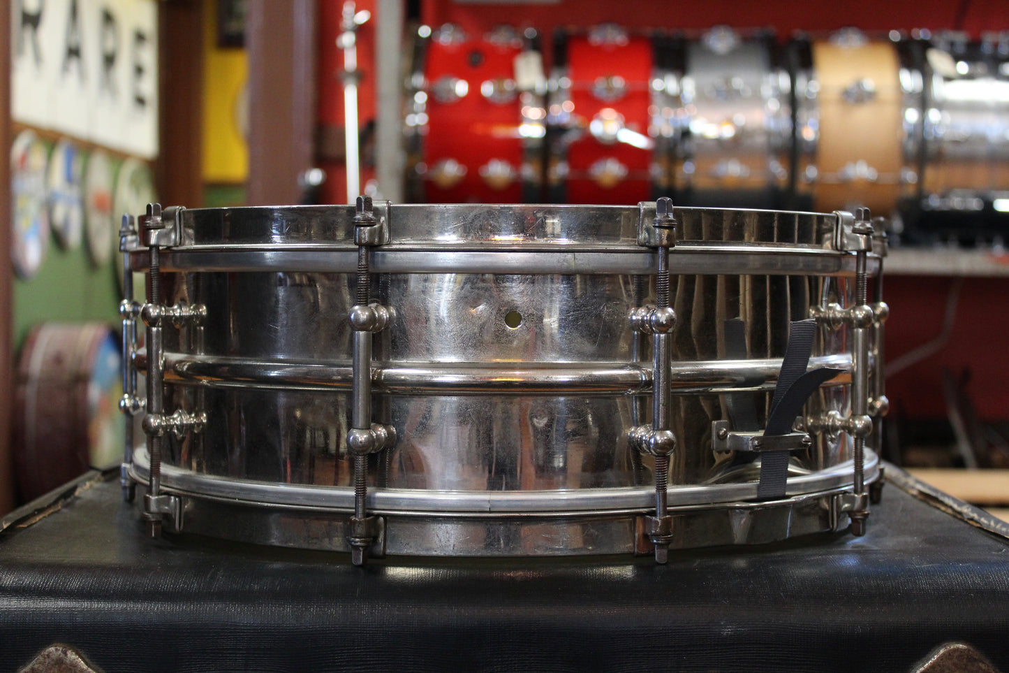 1920s Ludwig 5x15 Nickel Over Brass Snare Drum