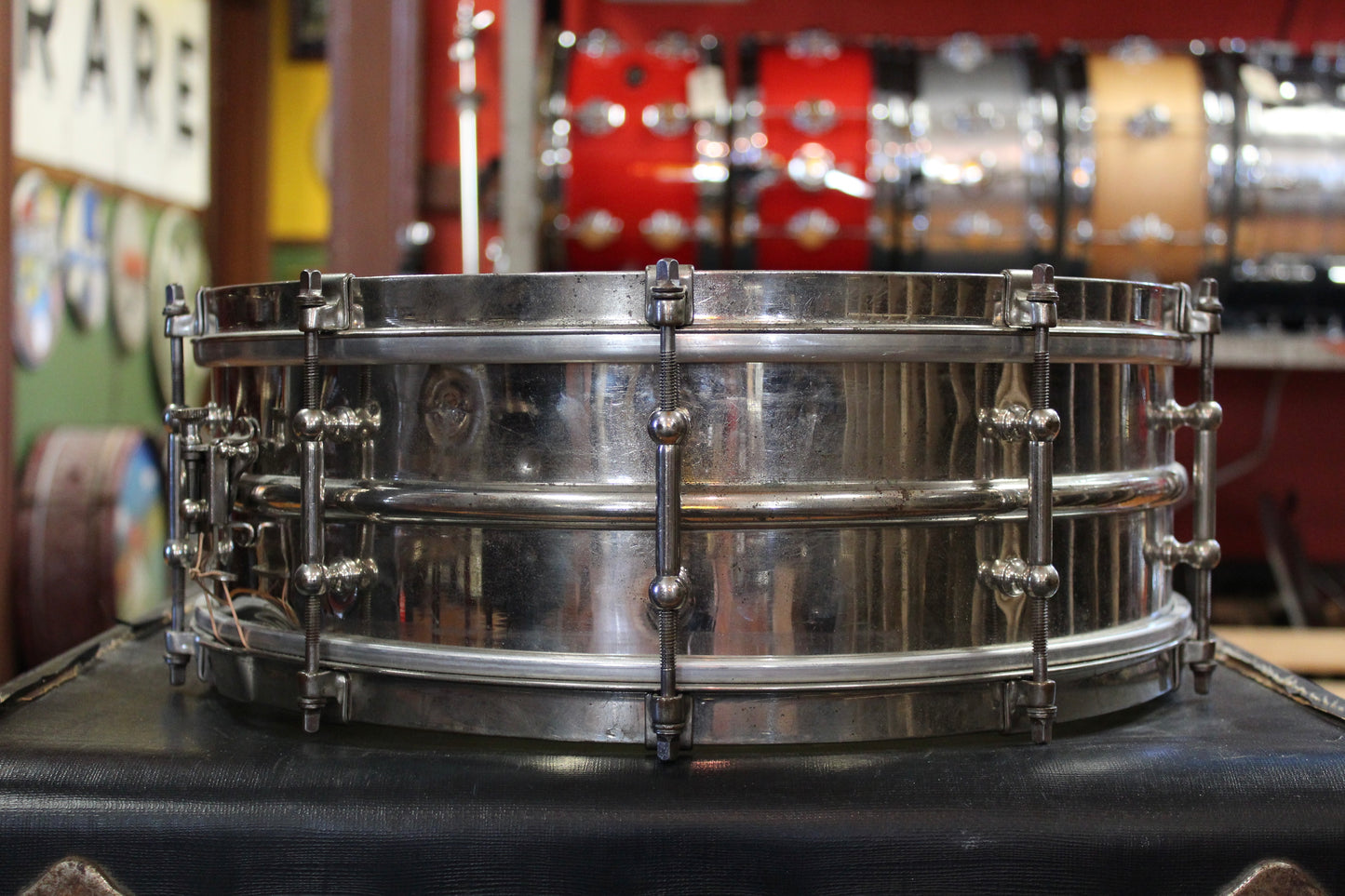 1920s Ludwig 5x15 Nickel Over Brass Snare Drum
