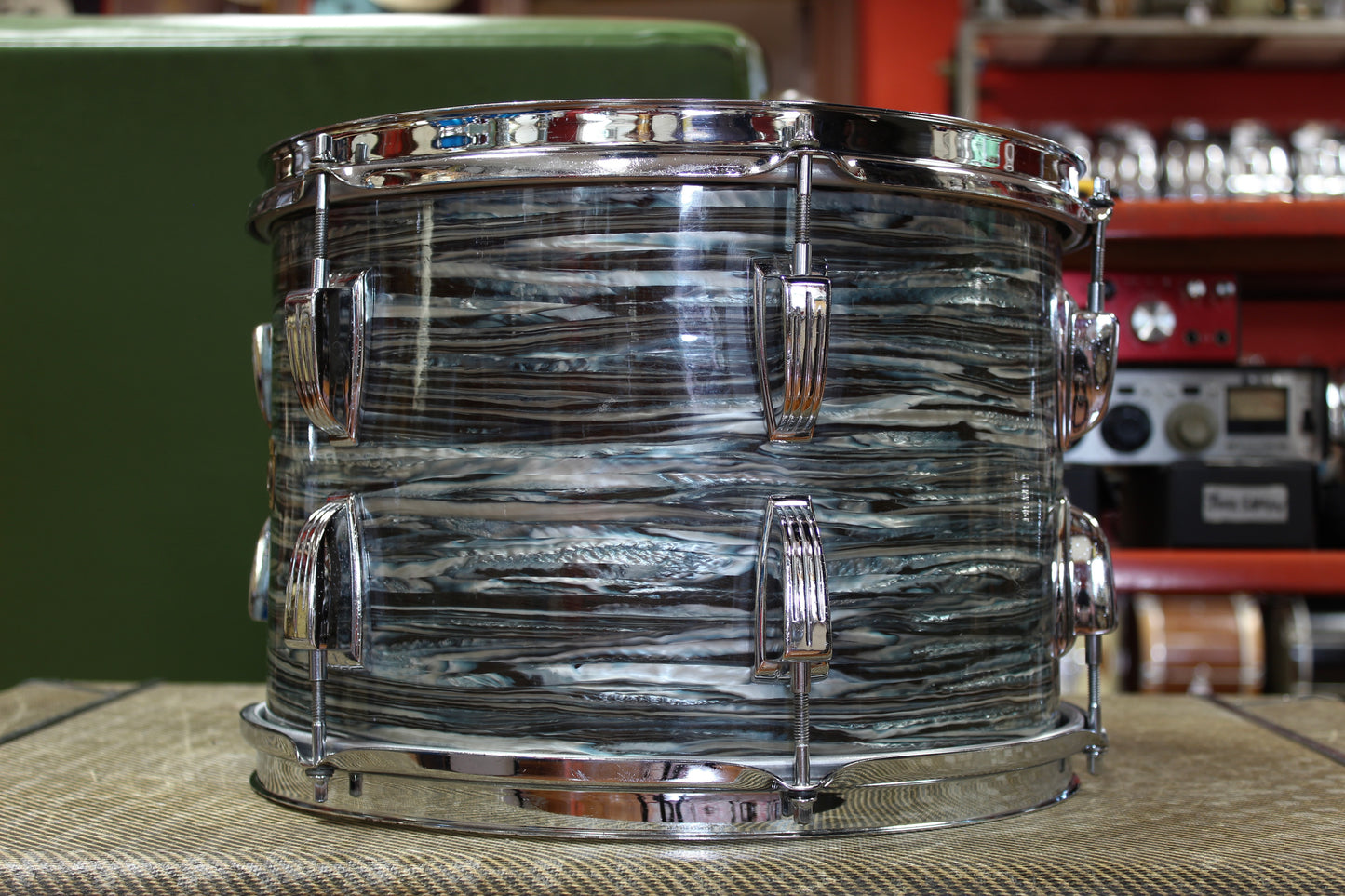 1960s Ludwig Super Classic in Oyster Blue Pearl 14x22 16x16 9x13