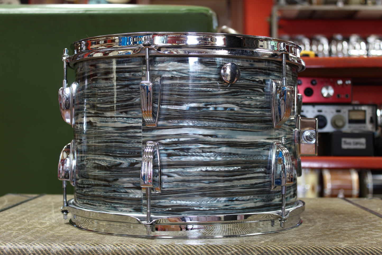 1960s Ludwig Super Classic in Oyster Blue Pearl 14x22 16x16 9x13
