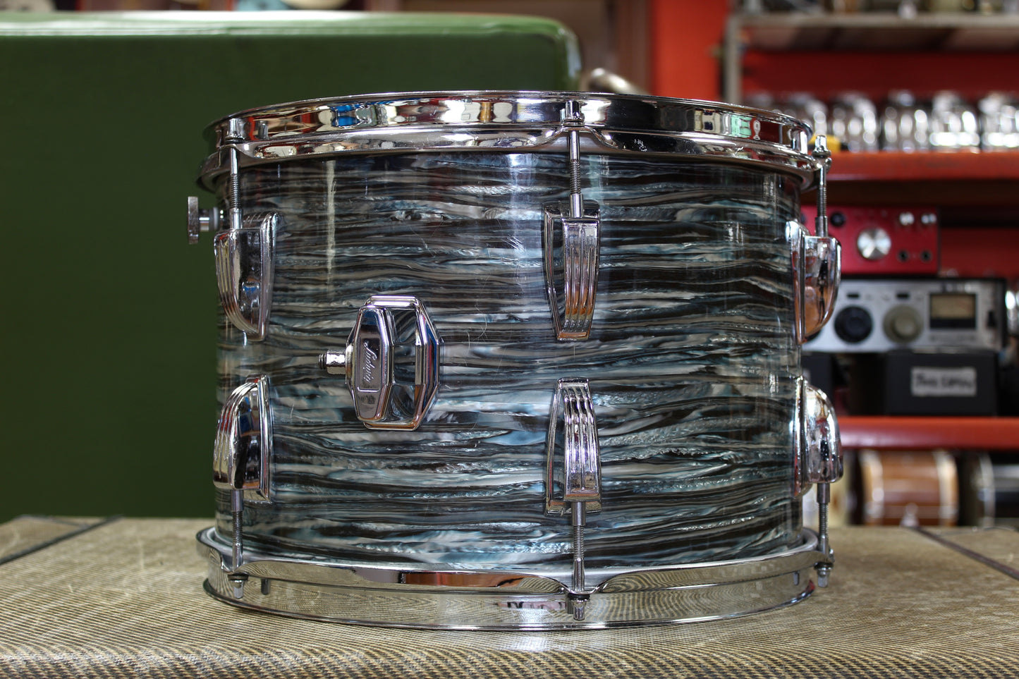 1960s Ludwig Super Classic in Oyster Blue Pearl 14x22 16x16 9x13