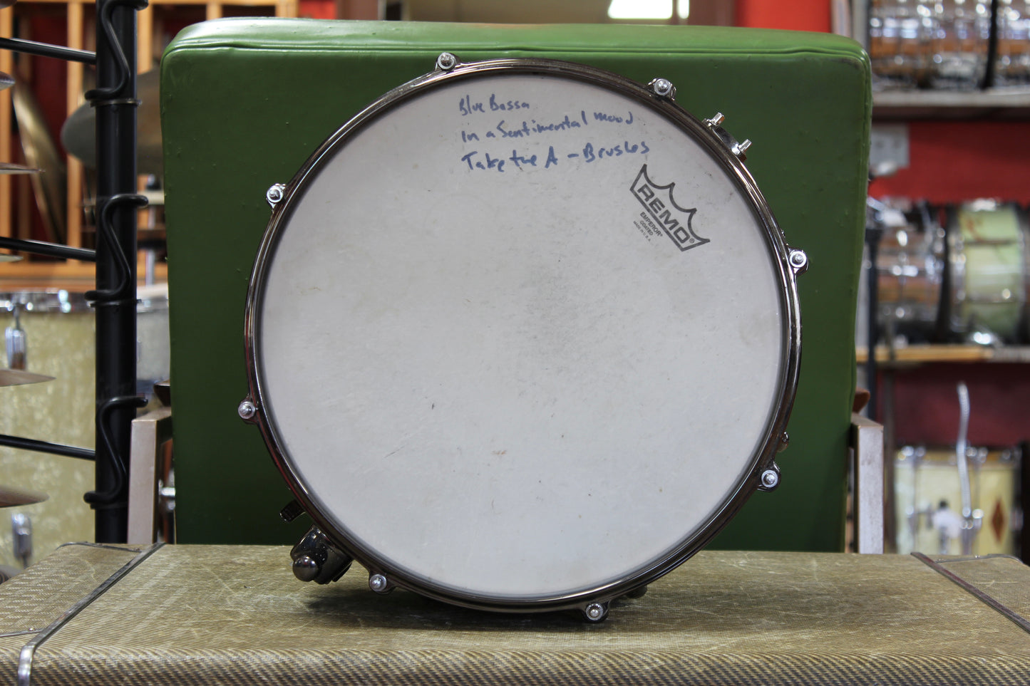 Used Orange County Drums & Percussion Maple Ash Snare Drum 7X13 in Natural Gloss