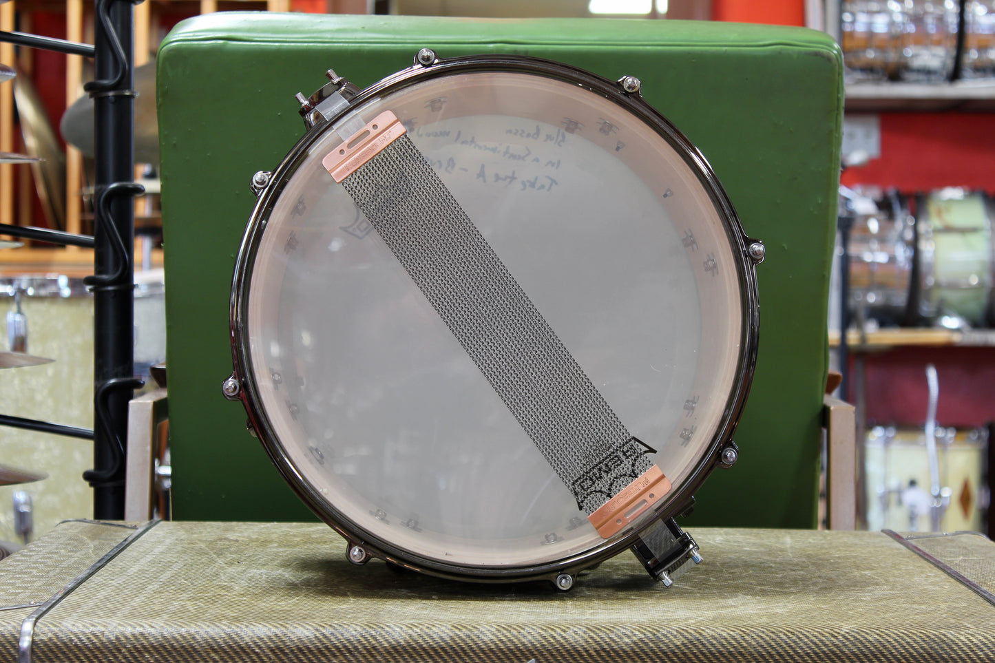 Used Orange County Drums & Percussion Maple Ash Snare Drum 7X13 in Natural Gloss