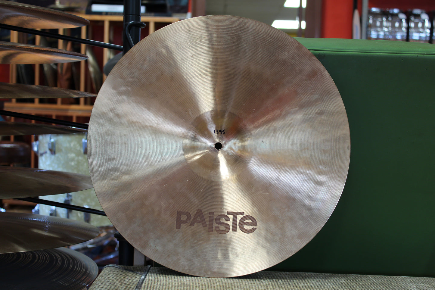 1984 Paiste 18" 404 Medium Crash Cymbal 1395g
