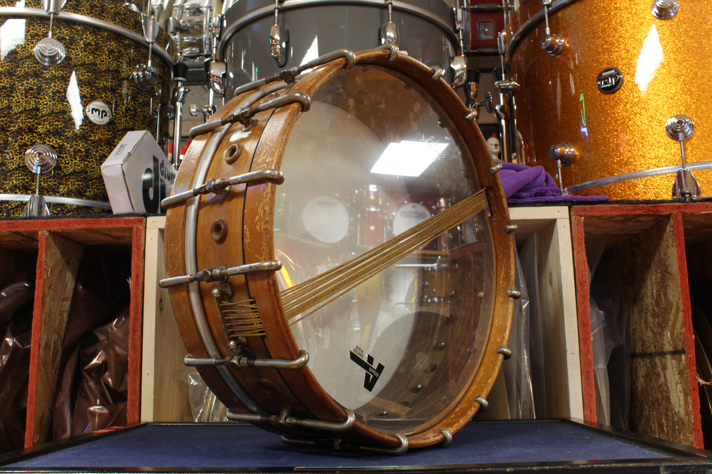 1920s Walberg and Auge "Carry-All" 10x25.5 & 4x14 in Natural Maple