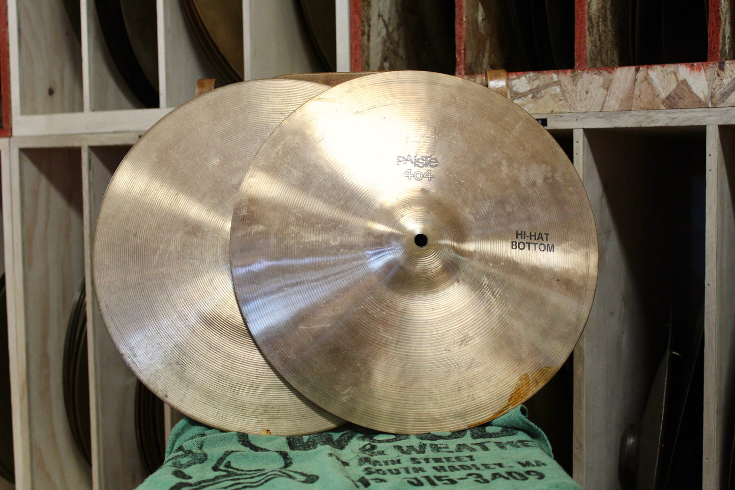 1980s Paiste 14" 404 Hi-Hats 614/699g