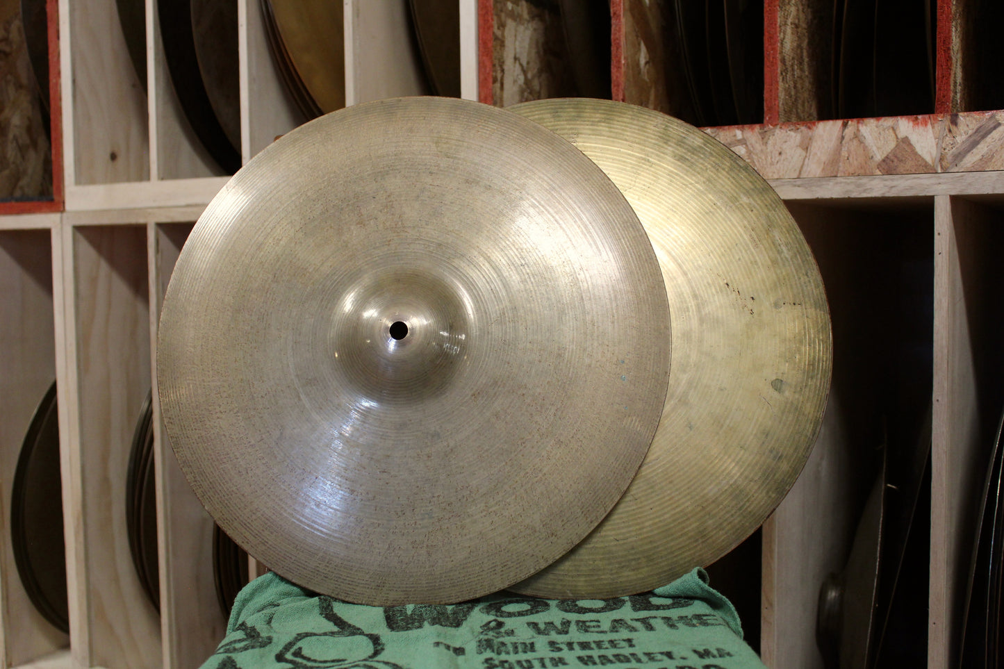 1970s A. Zildjian 15" CI&E Constantinople Hi-Hats 921/1290g