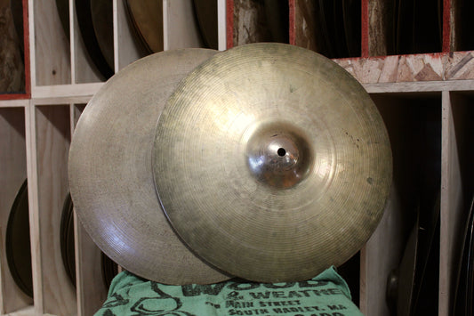 1970s A. Zildjian 15" CI&E Constantinople Hi-Hats 921/1290g