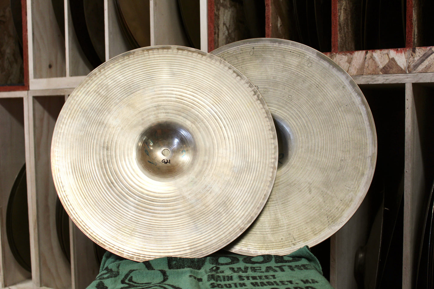 1970s A. Zildjian 15" CI&E Constantinople Hi-Hats 921/1290g