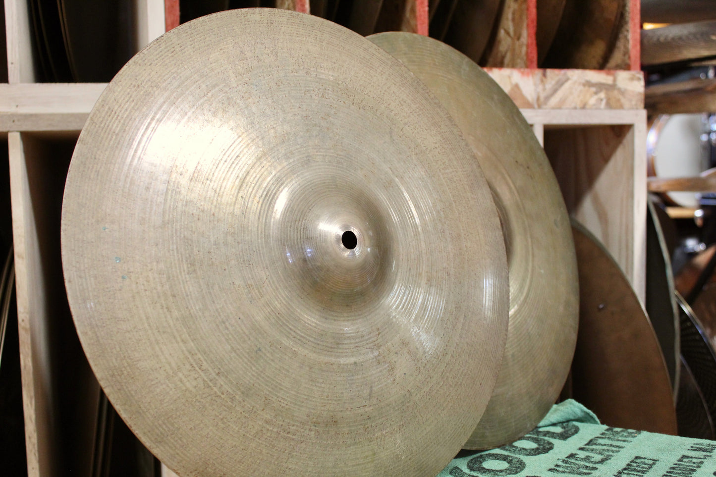 1970s A. Zildjian 15" CI&E Constantinople Hi-Hats 921/1290g